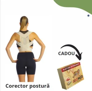 Corector postura tip ham de memorie Premium + CADOU