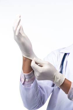 Manusi chirurgicale sterile latex nepudrate Nr. 7.5