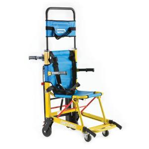Scaun mecanic cu senile, pliabil, pentru transport pacienti pe scari – LG EVACU PLUS